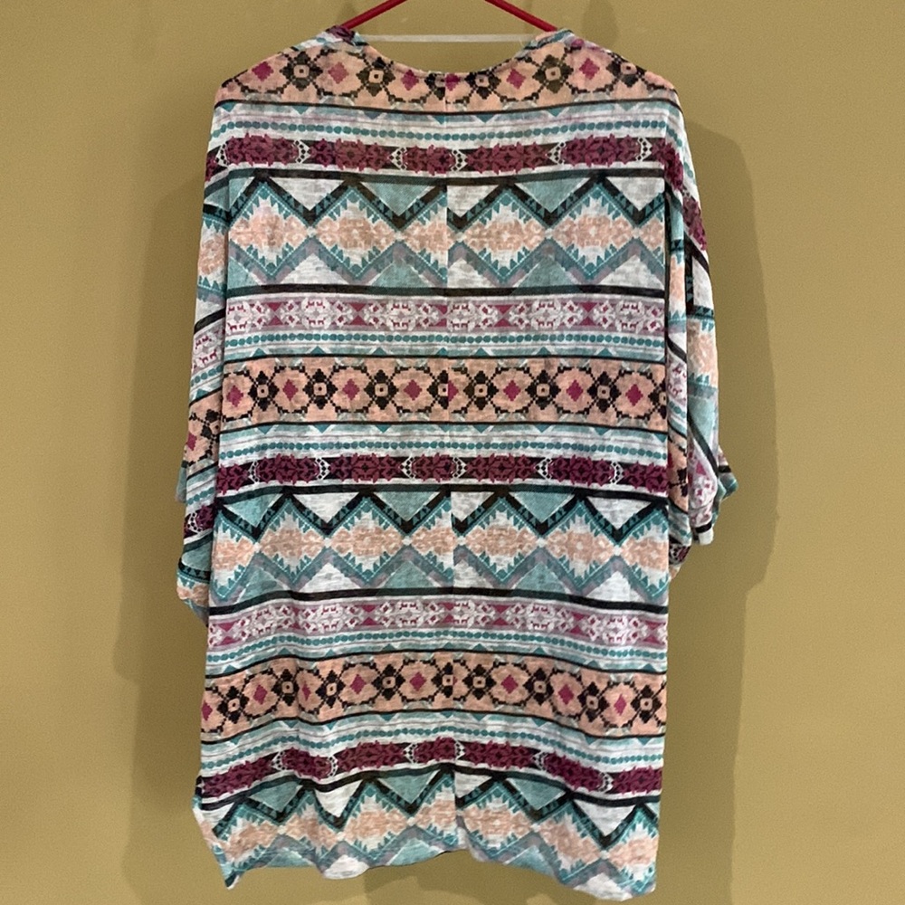 Painted Threads Open Front Cardigan - Picture 4 of 6